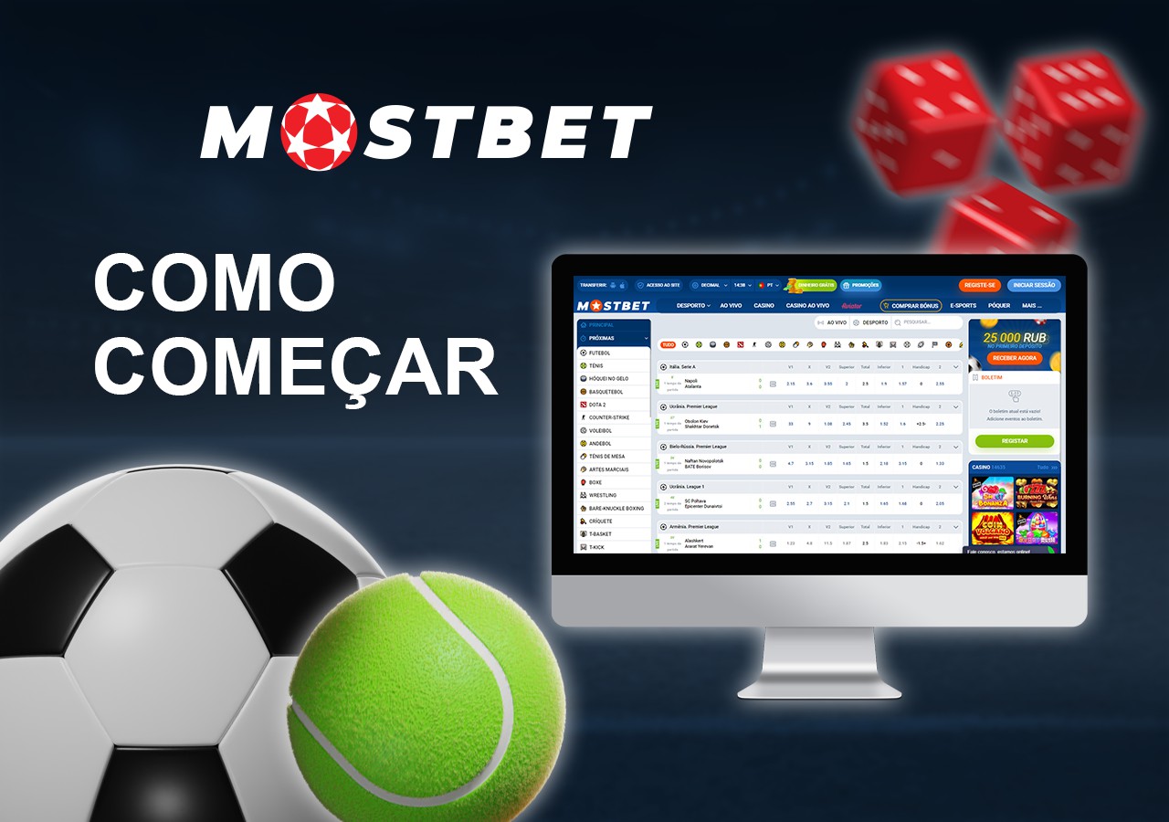 Mostbet casino - como começar / how to begin?